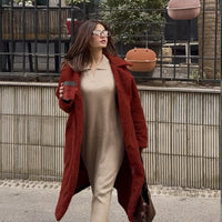 Vienna Teddy Coat Rust