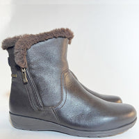 Brussels Glide fur boots Brown