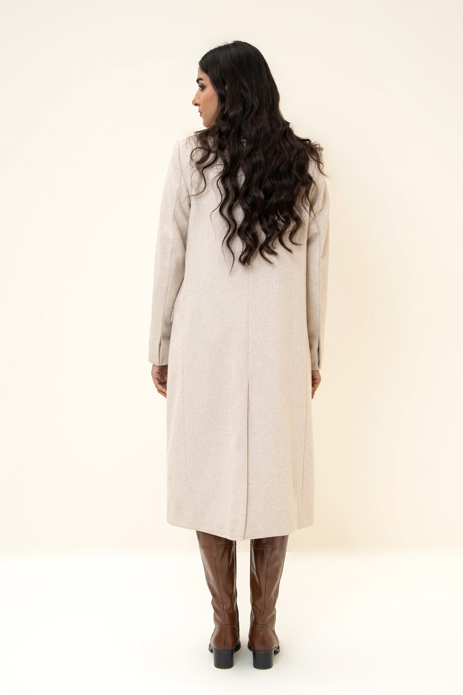 Amelie Long Coat off white