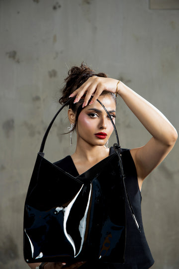 Amy Tote Bag Black( Ship in 7 Days)