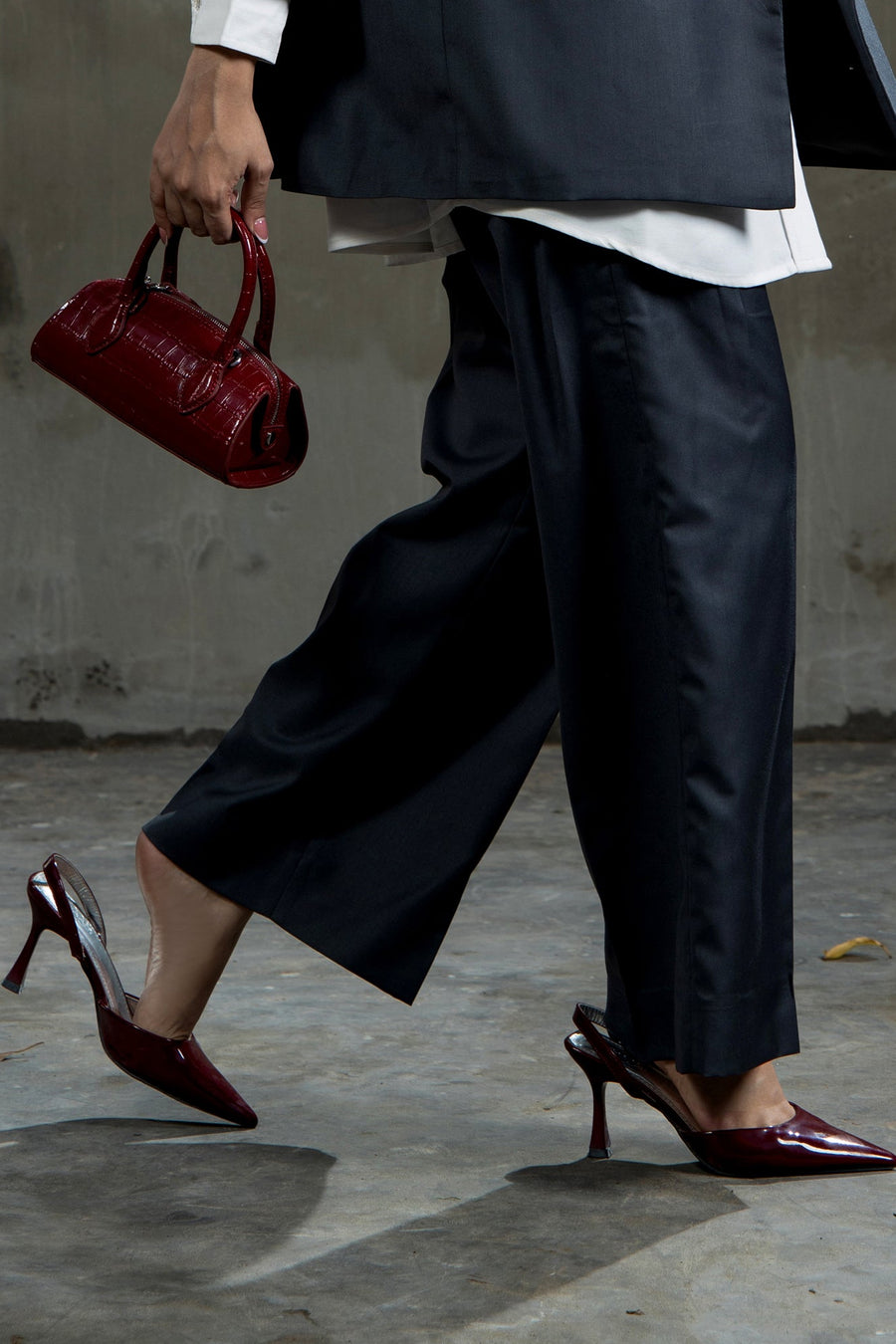 Boss Babe Tailored Trouser  Grey
