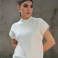 Willow Sweater Top Pure White