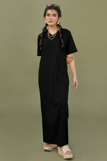 Kaira Shirt Dress Black