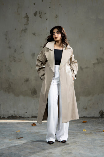Oscar Trench Coat Sand