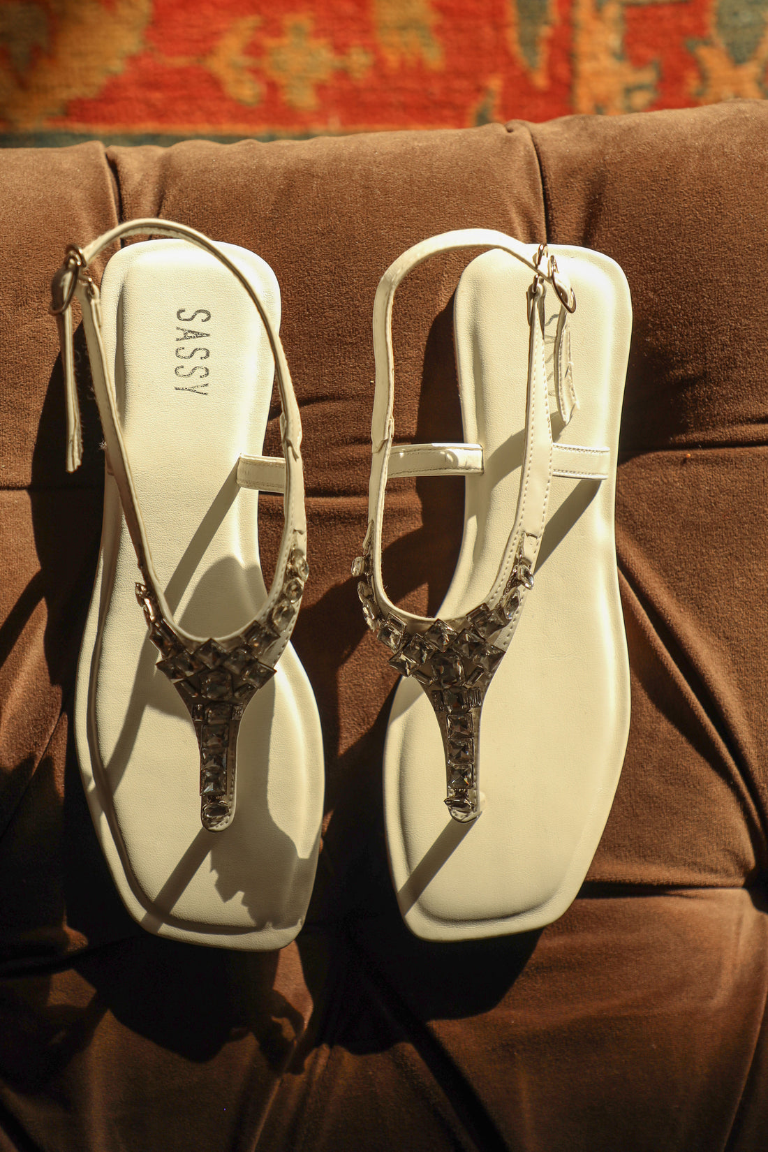 Zar Thong Sandal White