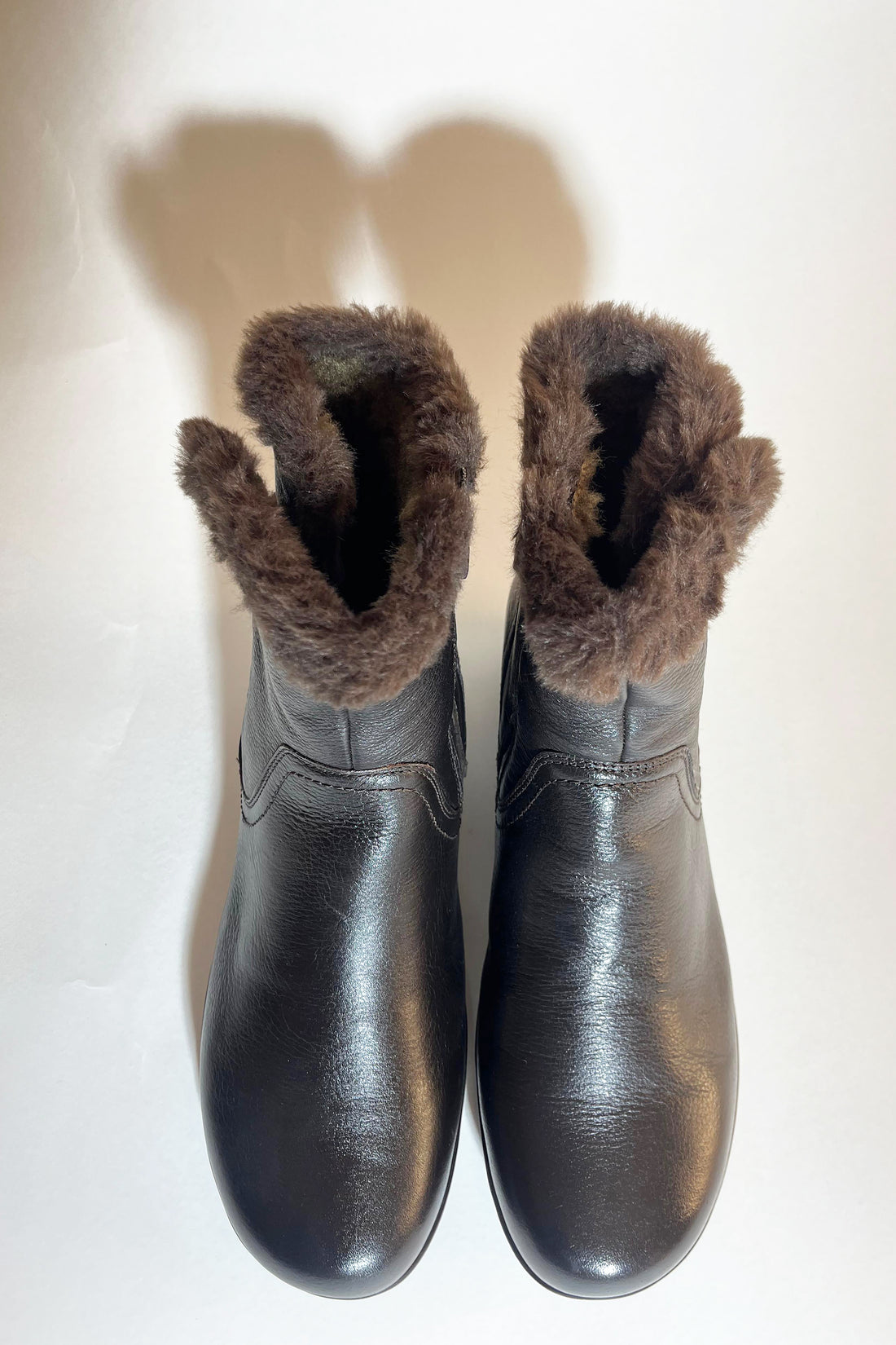 Brussels Glide fur boots Brown