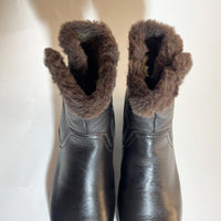 Brussels Glide fur boots Brown