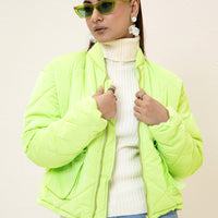 Kendal Puffer Jacket Lime