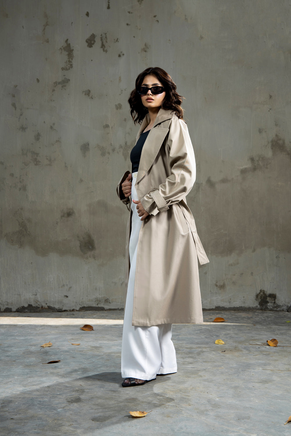Oscar Trench Coat Sand