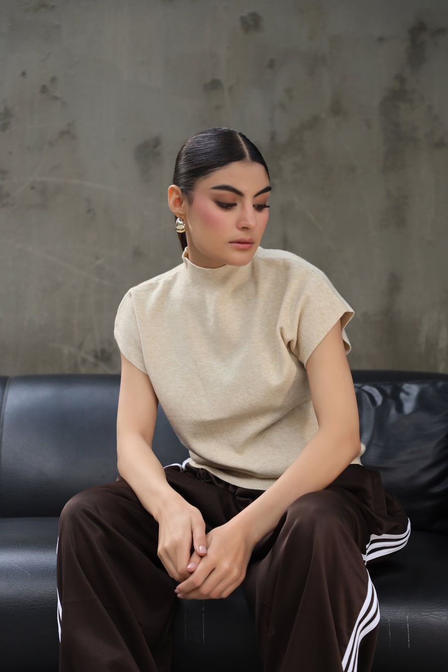 Willow Sweater Top Light Yellow