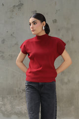 Willow Sweater Top Red