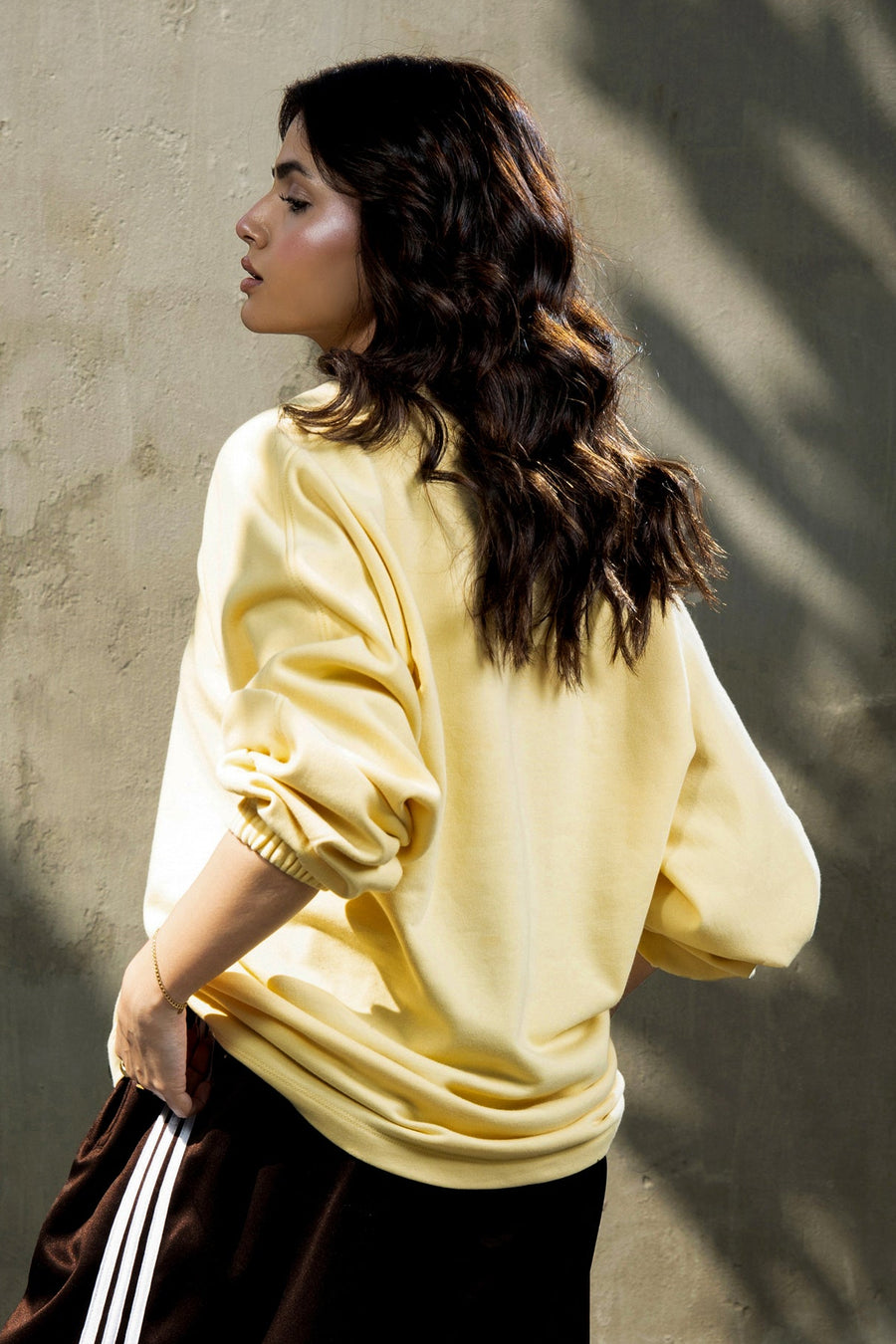 Carlo Sweatshirt Butter yellow