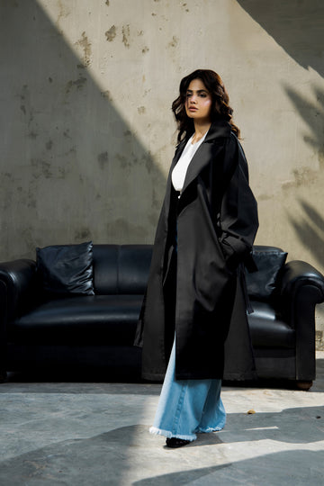 Oscar Trench Coat Black