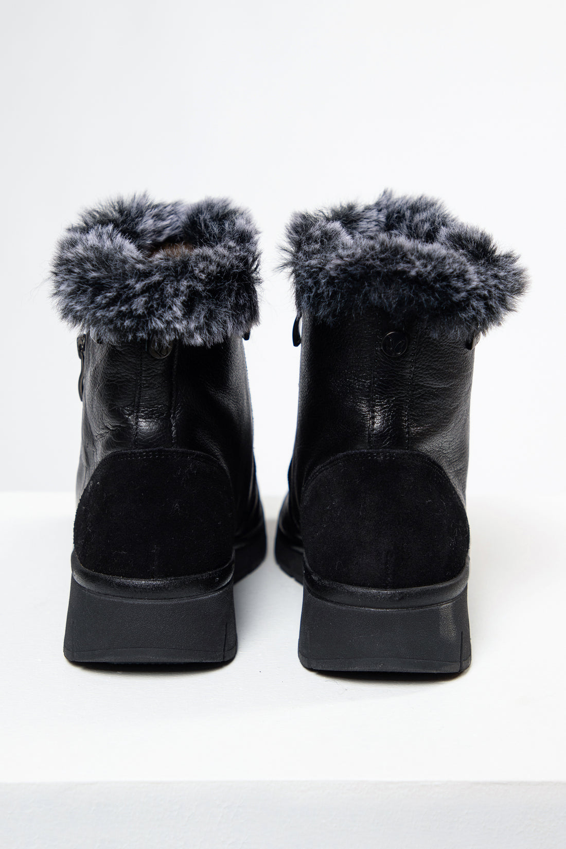 Brussels Glide fur boots Grey ( 10 DAYS DELIVERY)