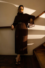 Kimora Long dress Brown