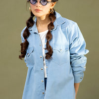 Lucent Denim Button down Shirt