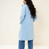 Bergen Neo Long Coat Ice Blue