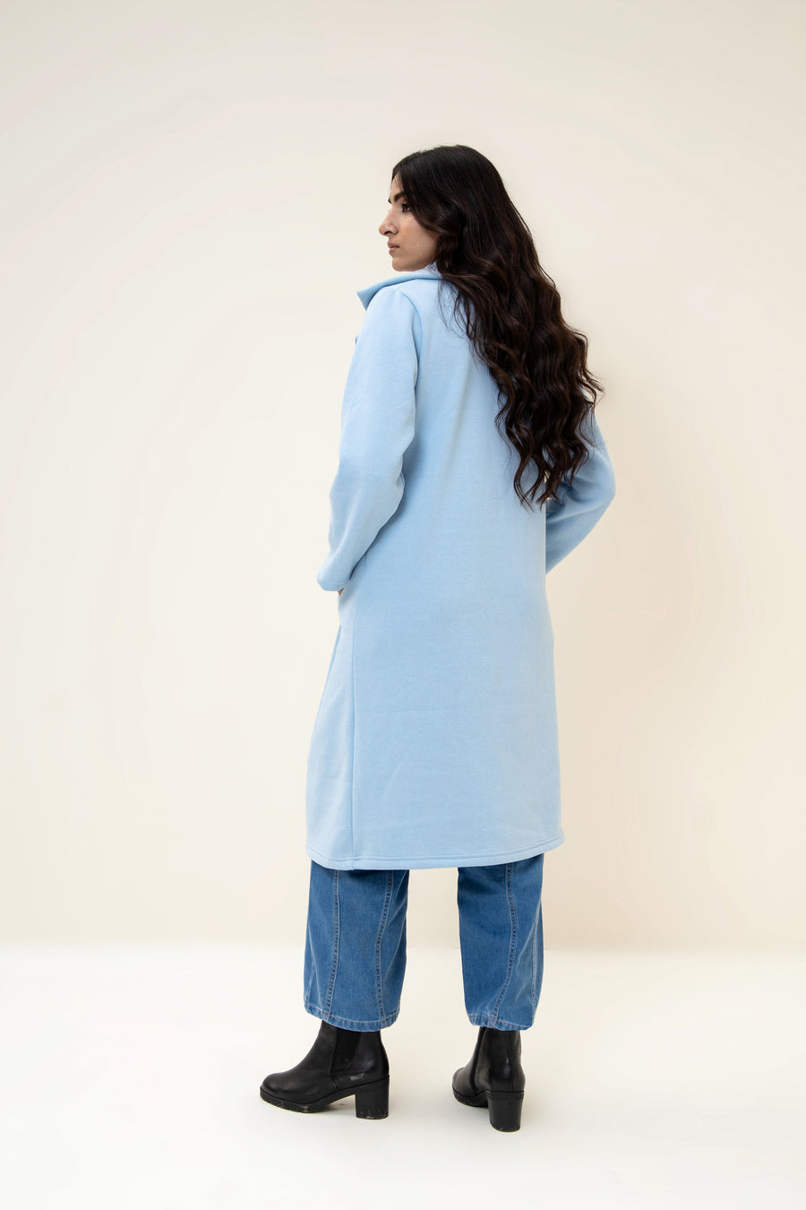 Bergen Neo Long Coat Ice Blue