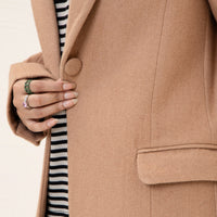 Amelie Long Coat  camel