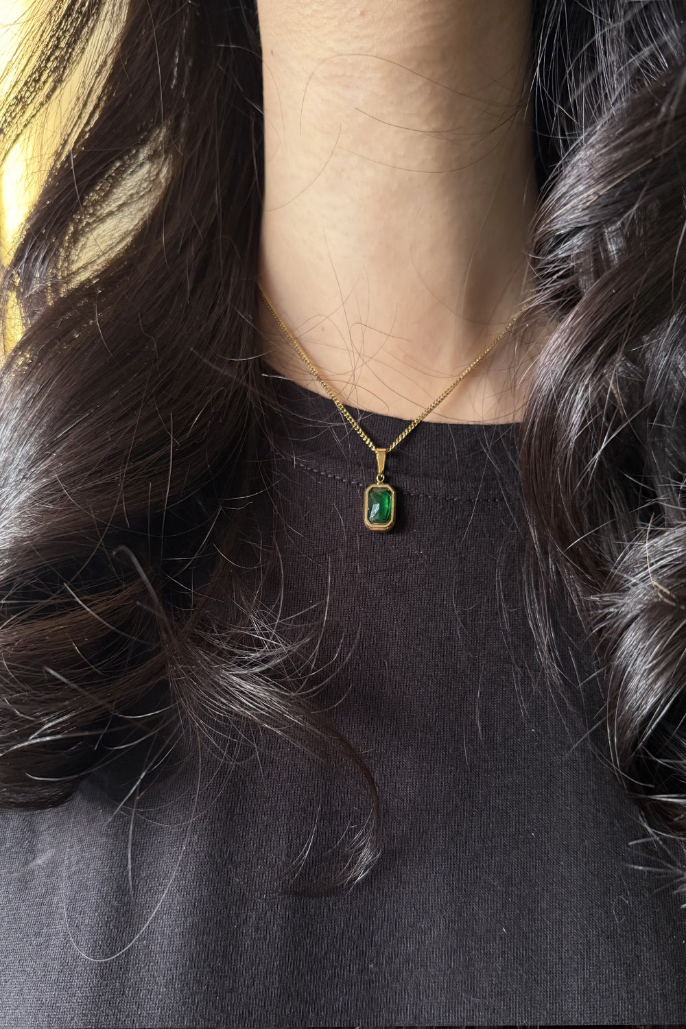 Emerald pendant