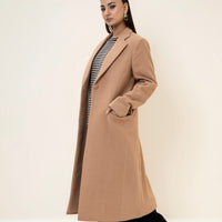 Amelie Long Coat  camel