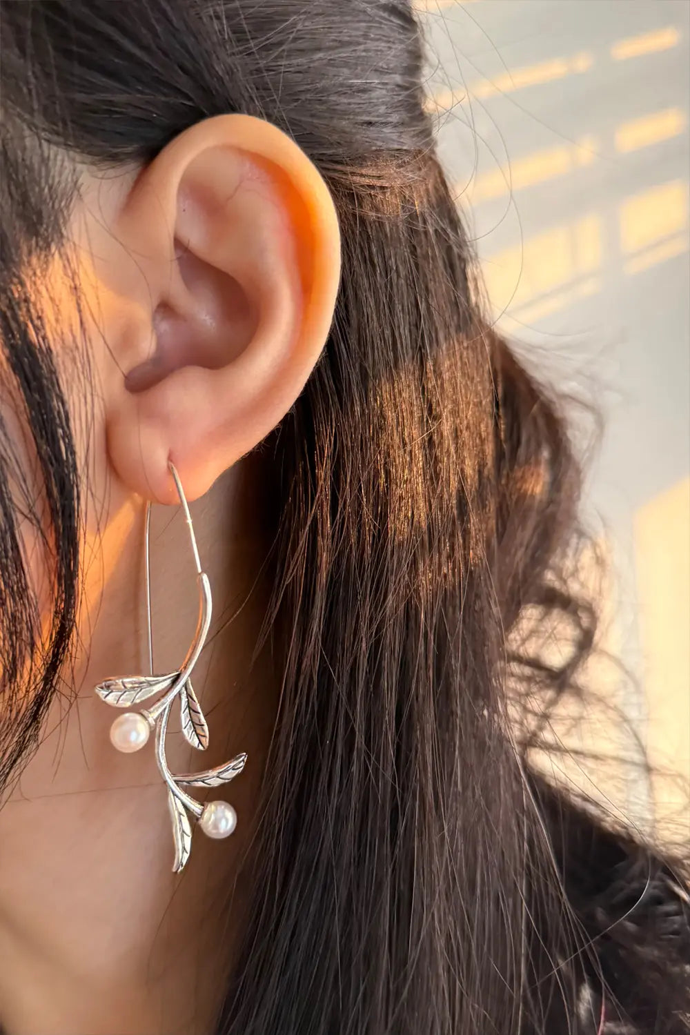 Aria Earrings Silver