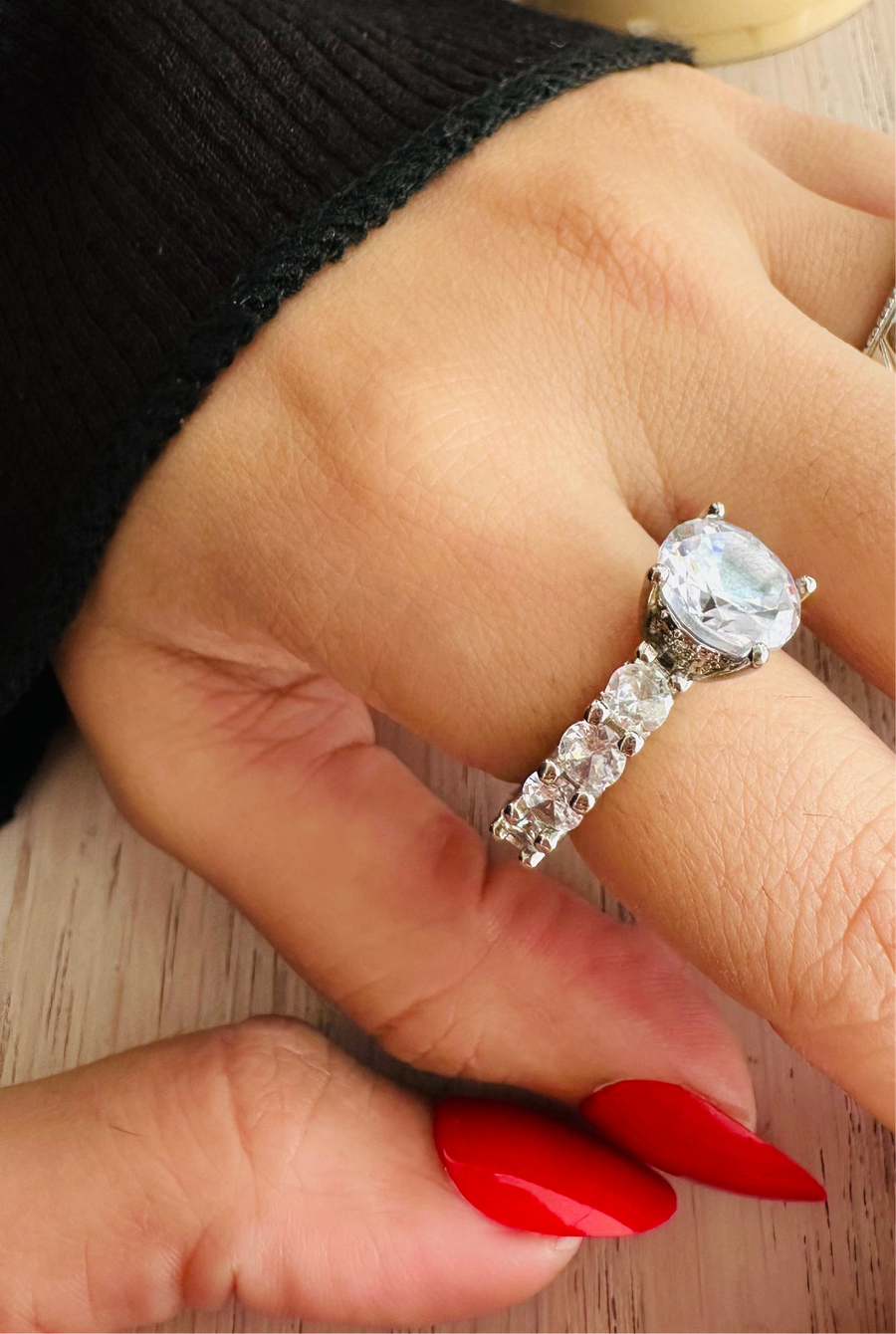 June Zircon Ring