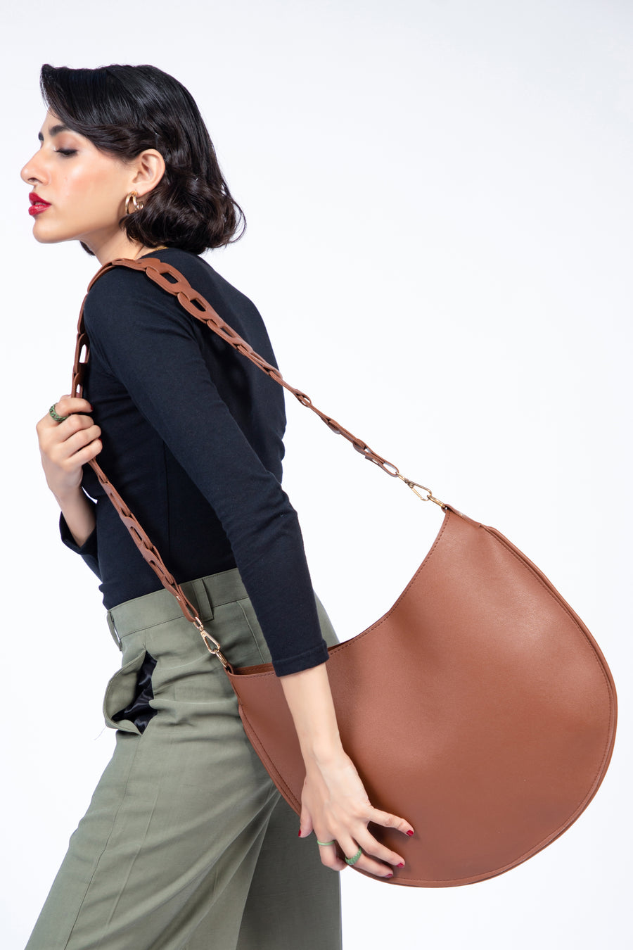 Monolink Shoulder Bag Tan