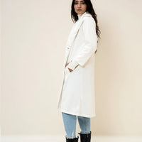 Bergen Neo Long Coat Off White