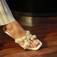 Oyster Wedge Heel