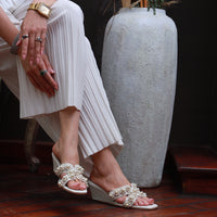 Oyster Wedge Heel