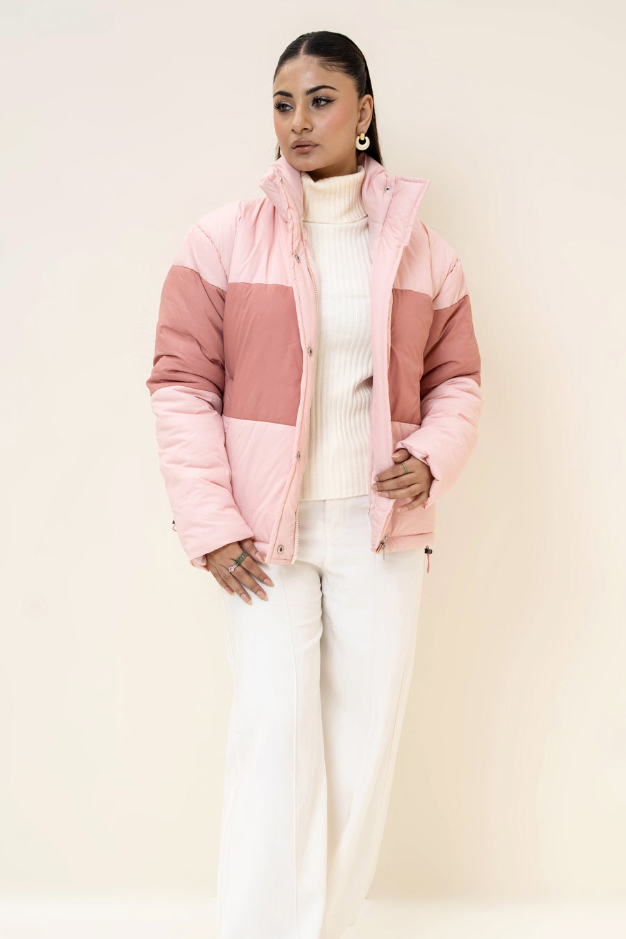 Frostline puffer jacket pink