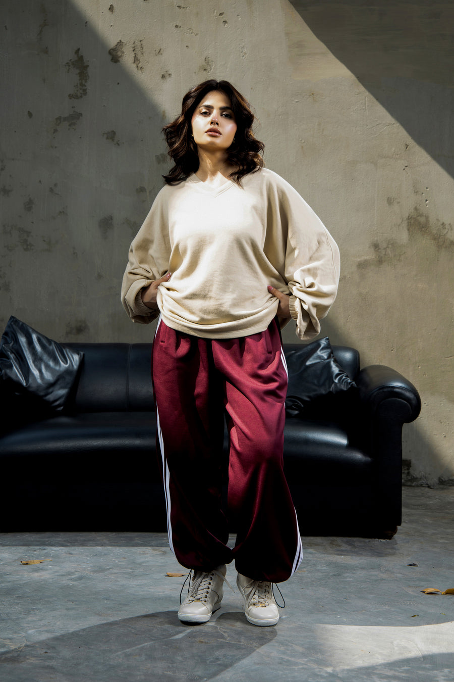 Jolene Trouser Burgundy