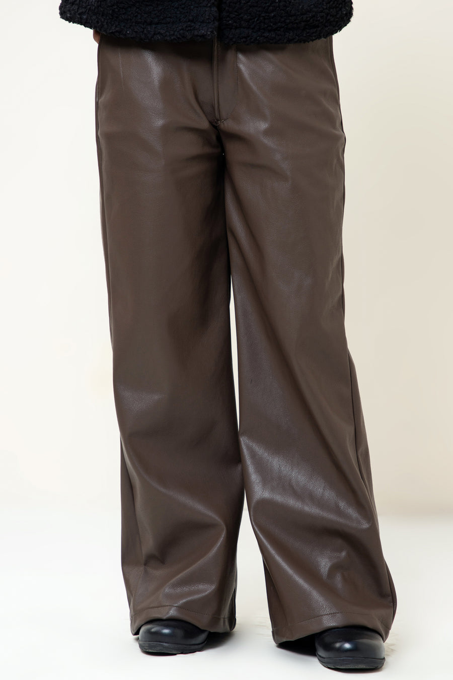 Posh Neo Leather pants Brown