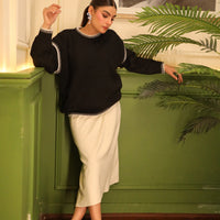 Highlander Oversized Sweater Black