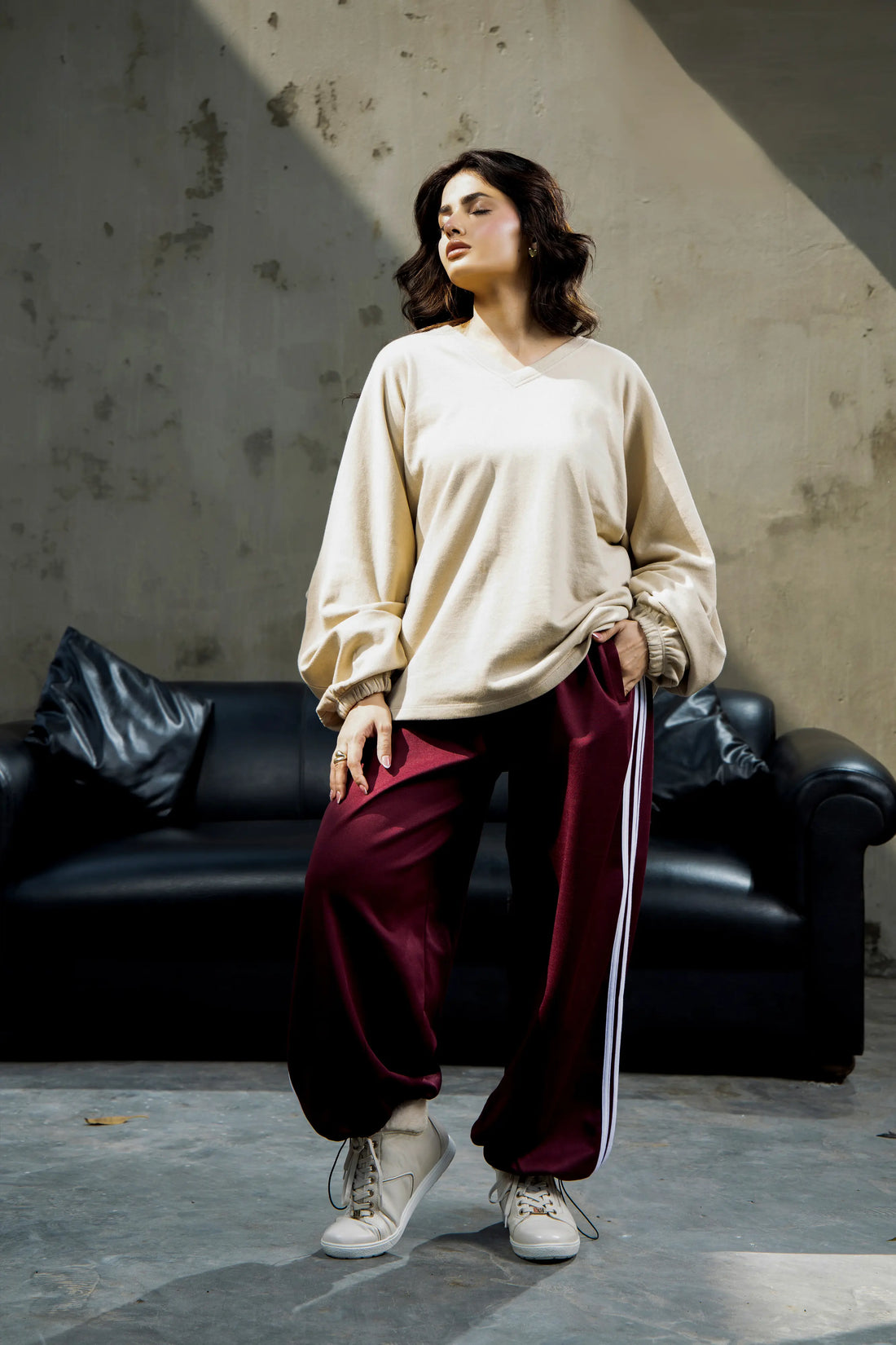 Jolene Trouser Burgundy