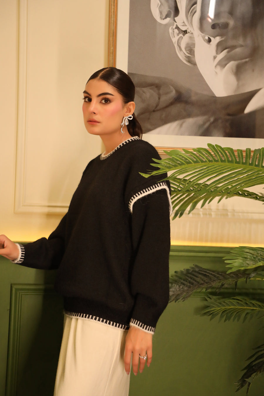 Highlander Oversized Sweater Black