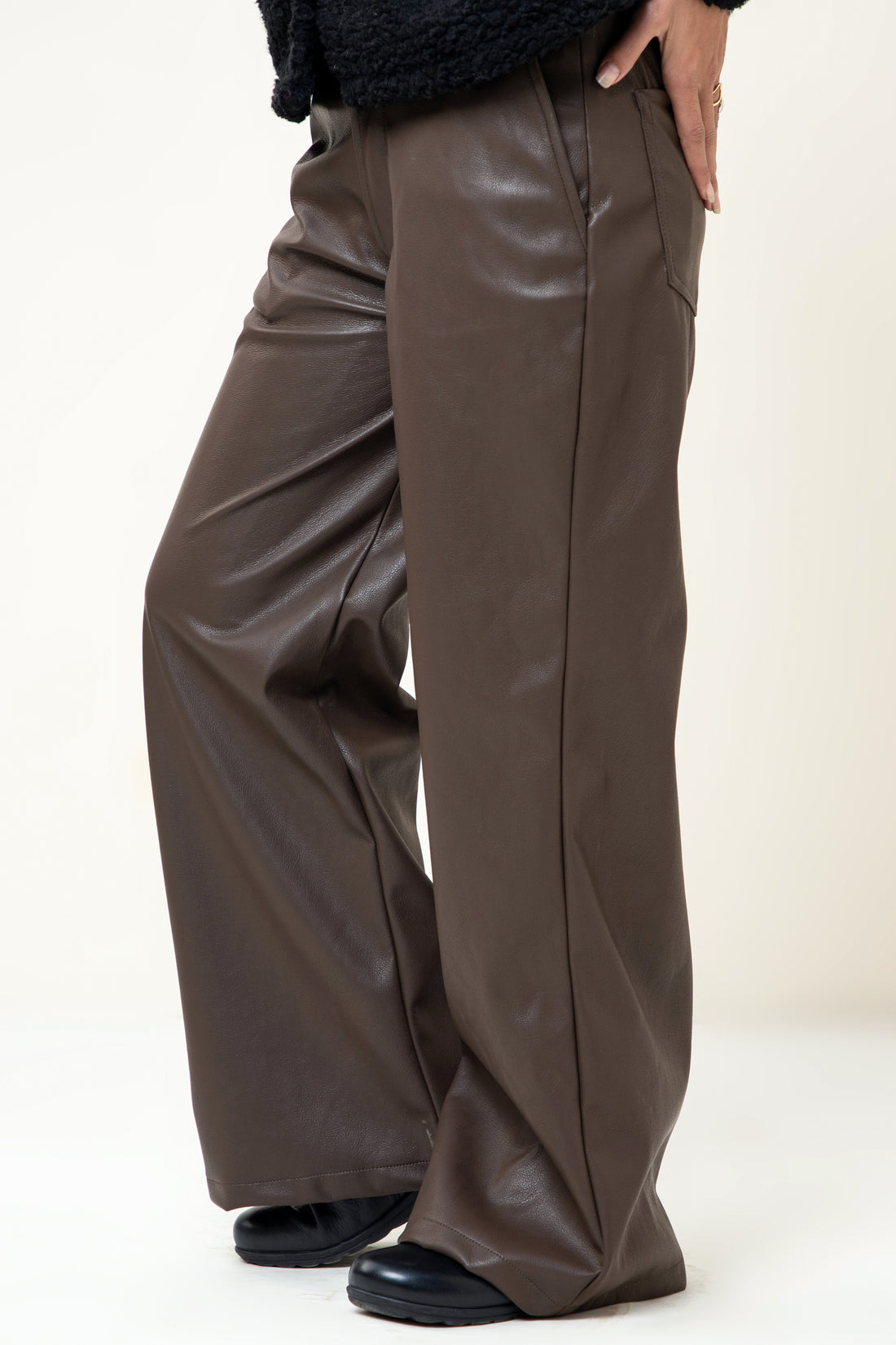 Posh Neo Leather pants Brown