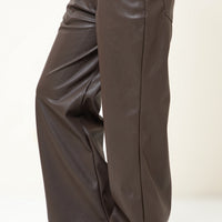 Posh Neo Leather pants Brown