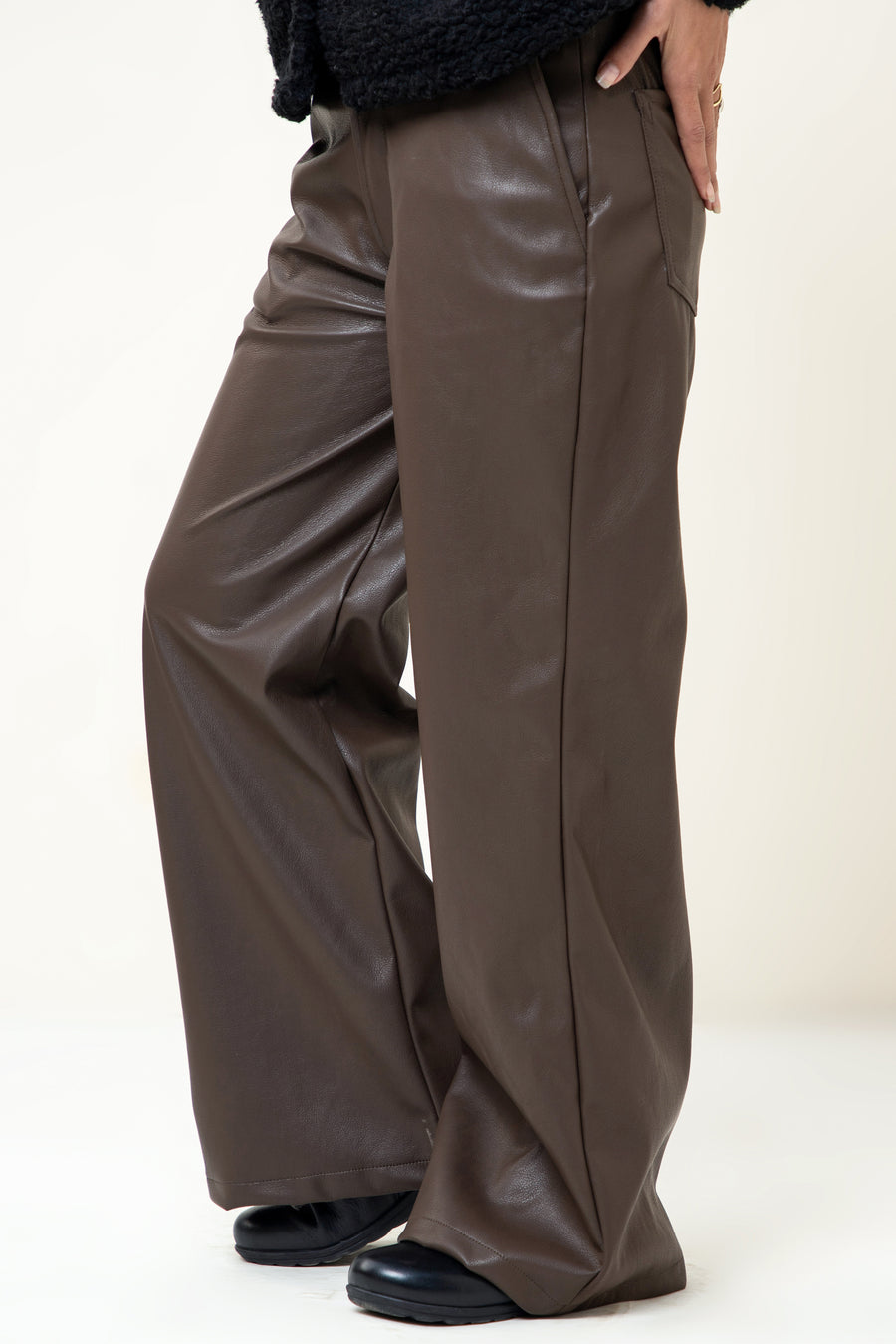 Posh Neo Leather pants Brown