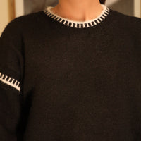 Highlander Oversized Sweater Black