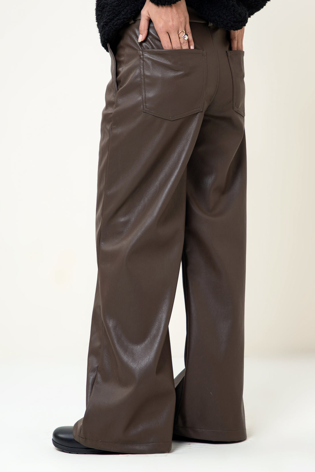 Posh Neo Leather pants Brown