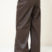 Posh Neo Leather pants Brown