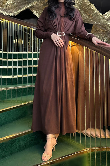 Kimora Long dress Brown