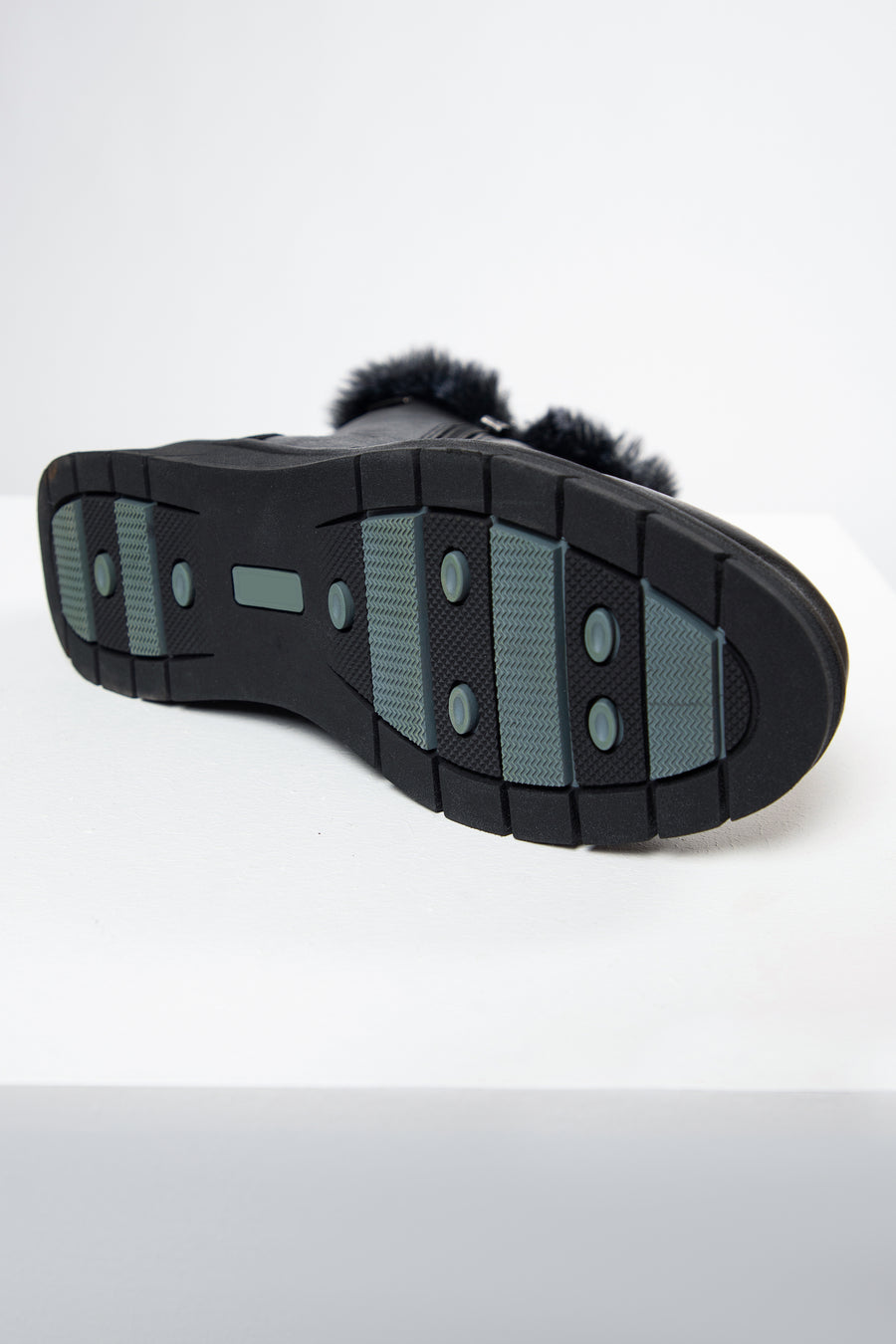 Brussels Glide fur boots Grey ( 10 DAYS DELIVERY)