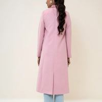 Chloe long coat pink