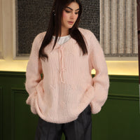 Primrose Oversized Sweater Pink