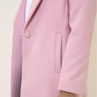 Chloe long coat pink