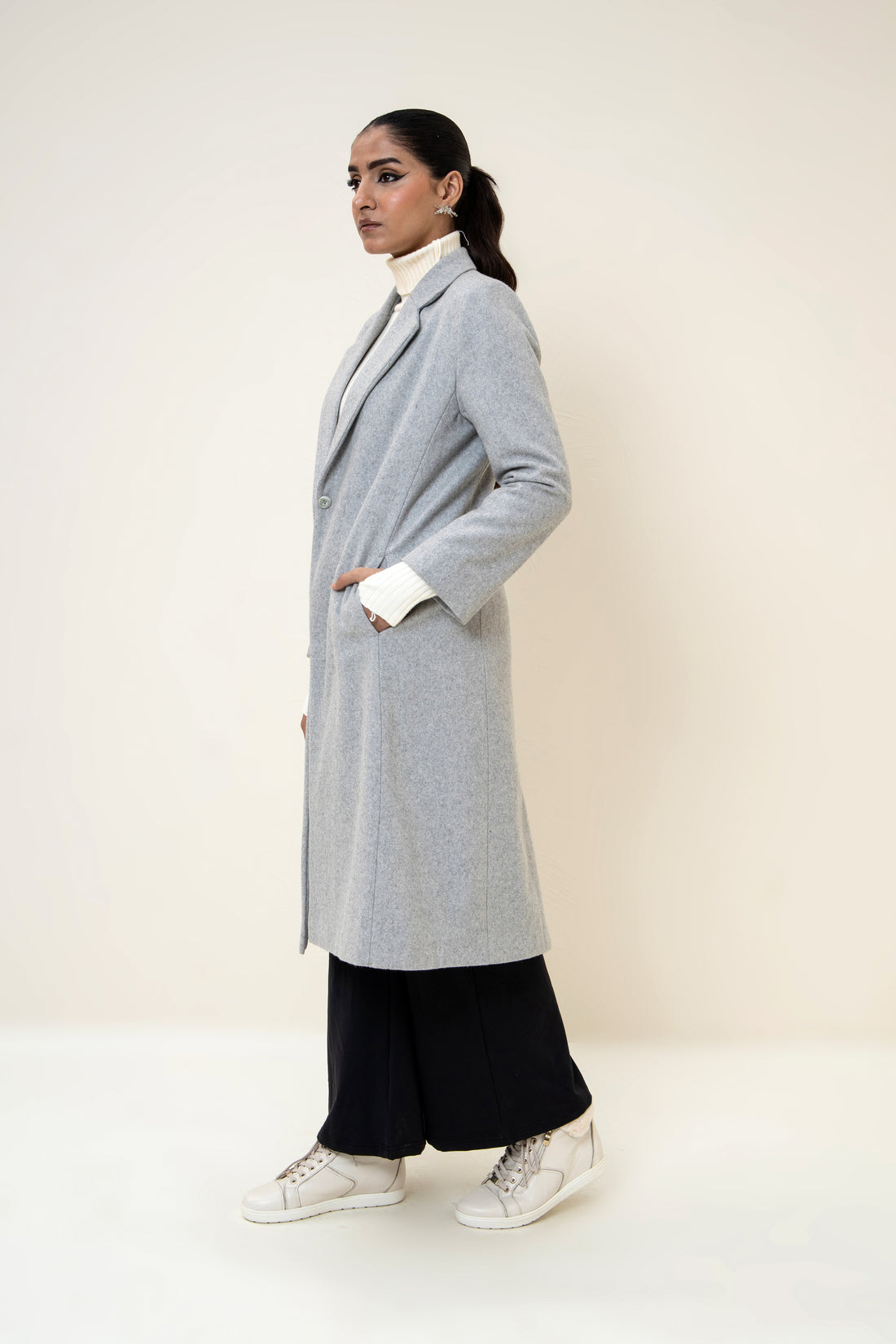 Chloe long coat Grey