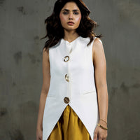 CEO of Sassy White Waist coat